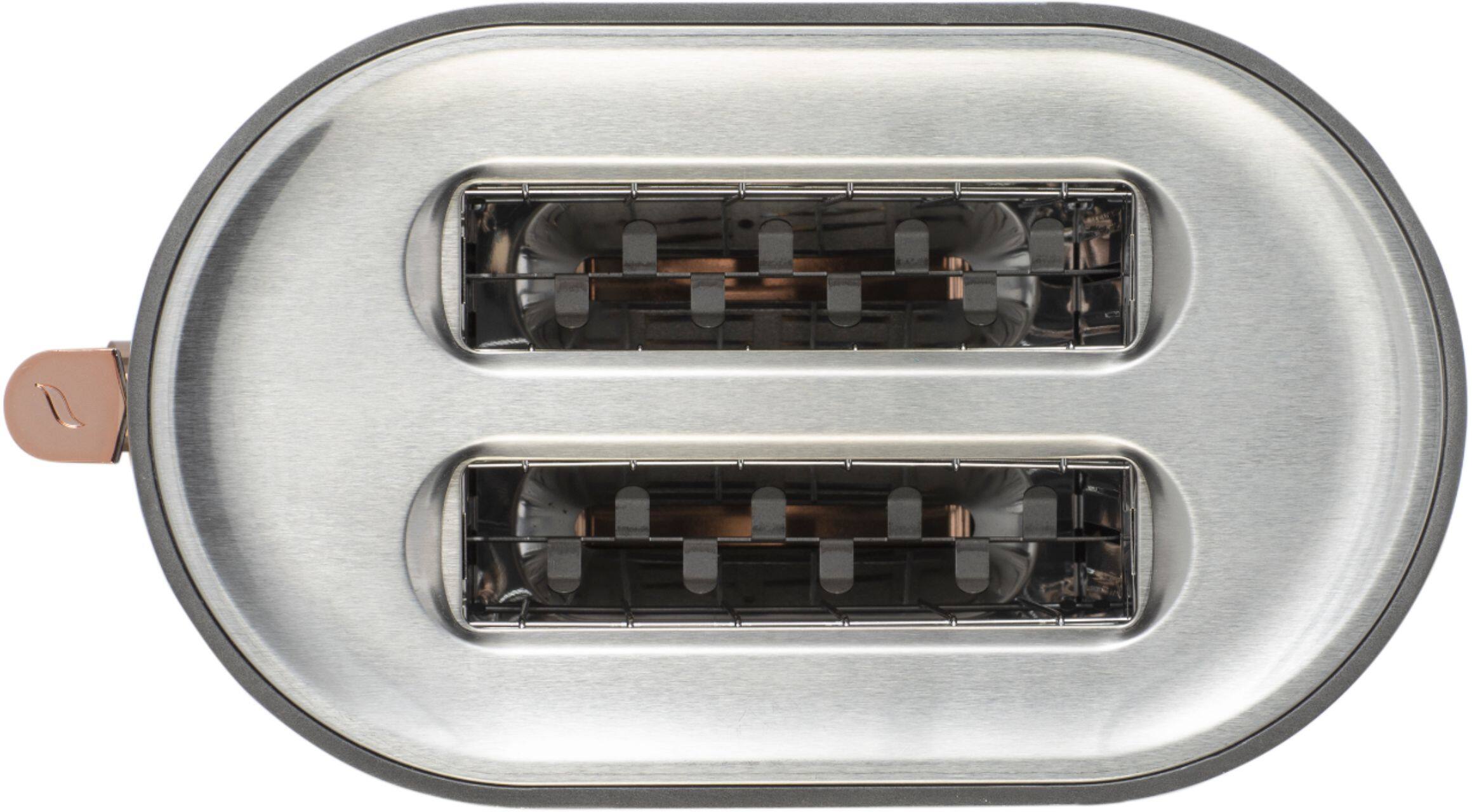 Alt View 13. Café - Specialty 2-Slice Toaster - Matte Black.