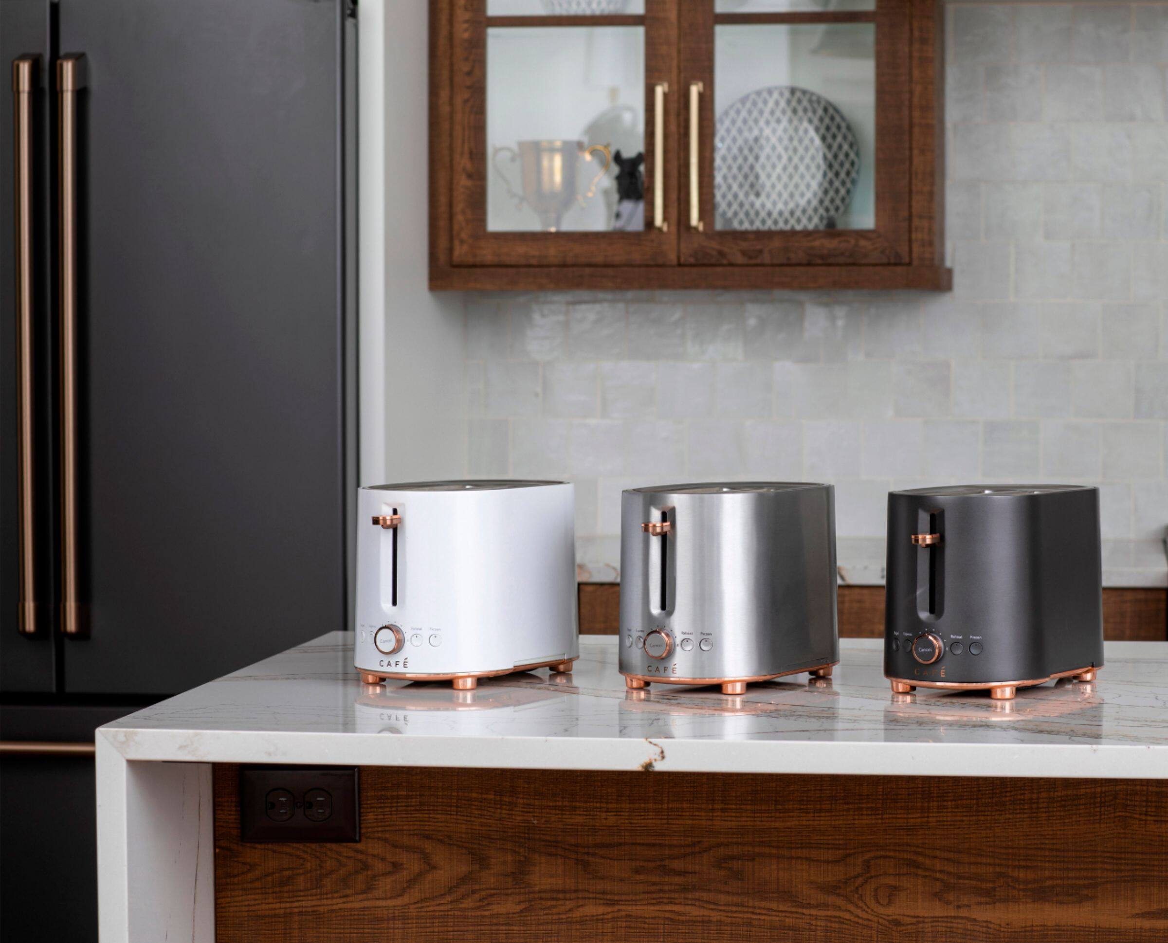 Alt View 19. Café - Specialty 2-Slice Toaster - Matte Black.