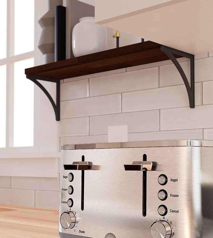 Alt View 23. GE - 4-Slice Toaster - Stainless Steel.