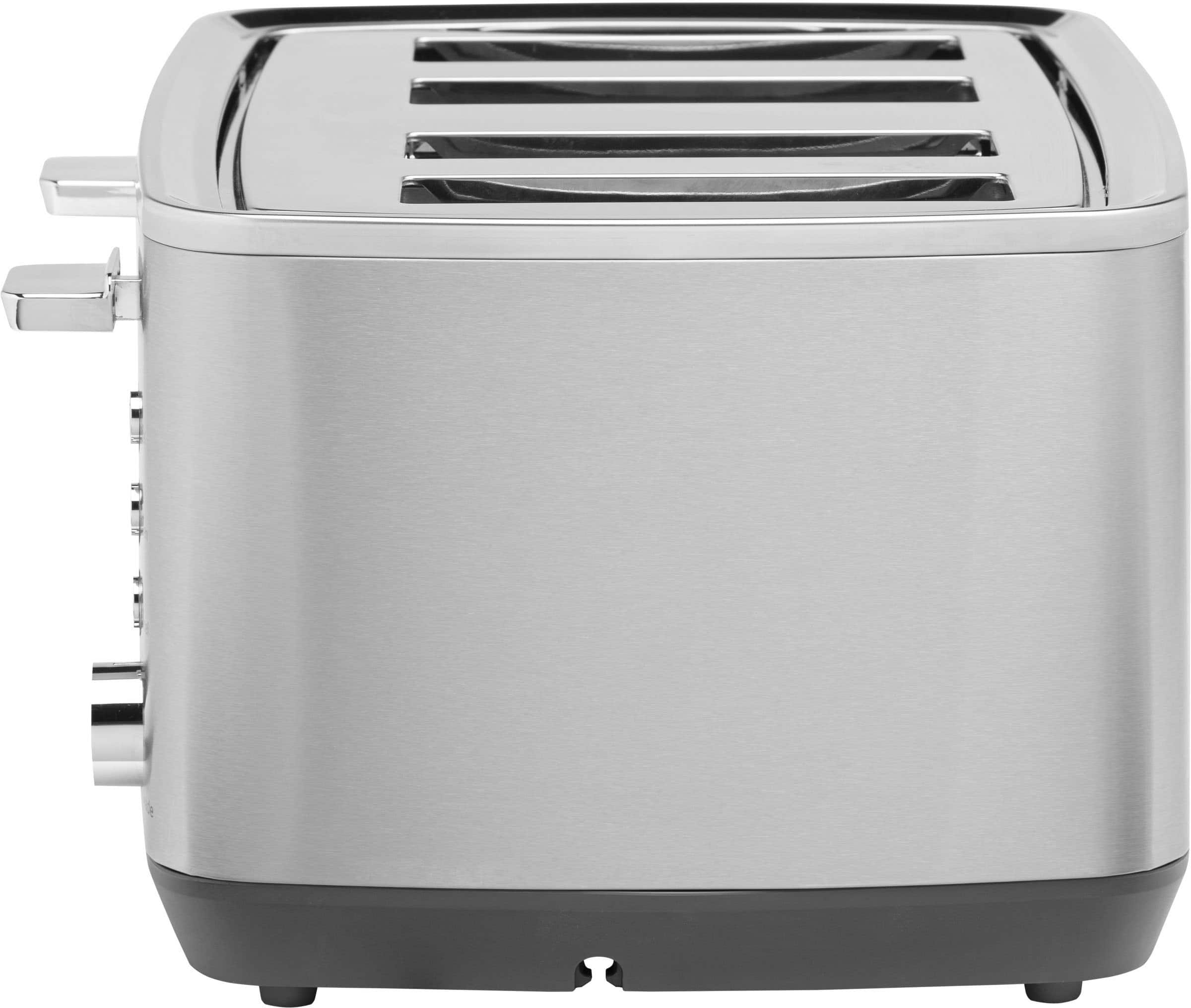 Alt View 11. GE - 4-Slice Toaster - Stainless Steel.