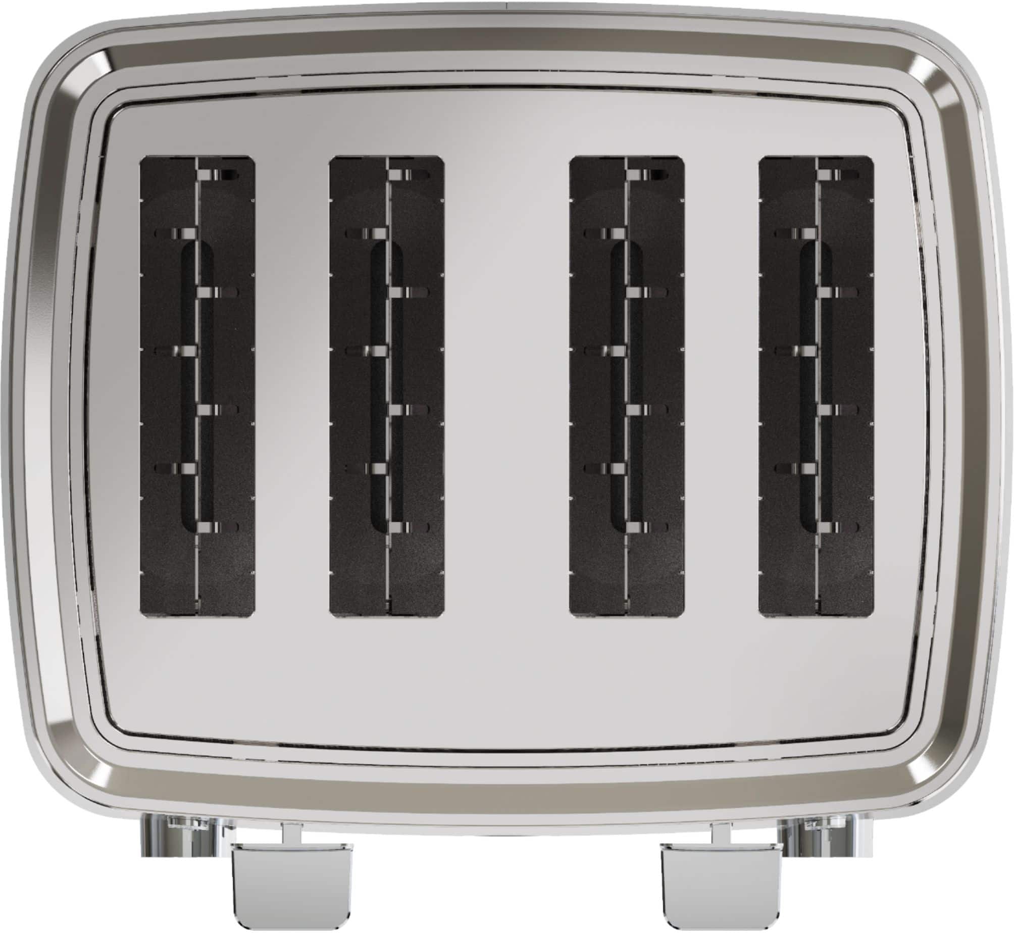 Alt View 13. GE - 4-Slice Toaster - Stainless Steel.