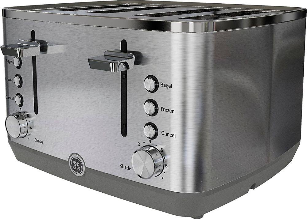 Alt View 24. GE - 4-Slice Toaster - Stainless Steel.
