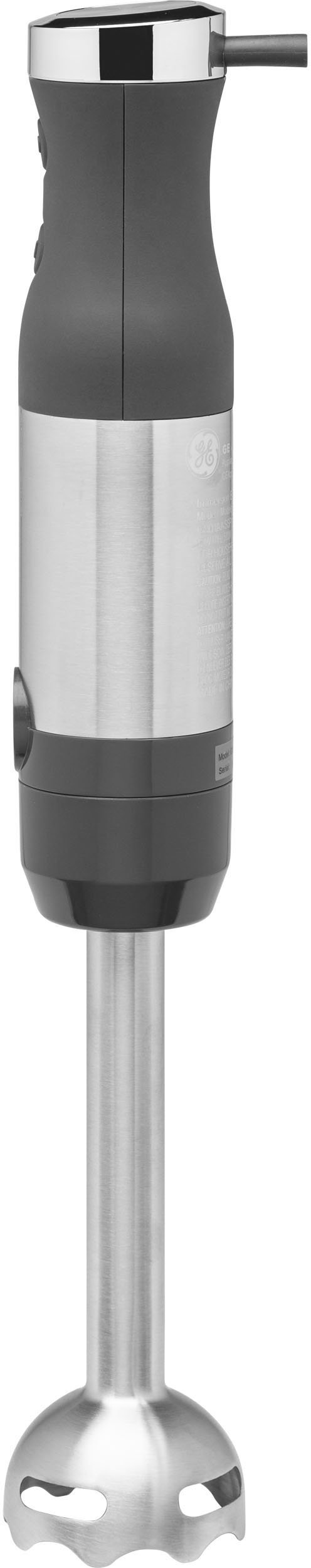 Angle View: GE - Immersion 2-Speed Handheld Blender - Stainless Steel