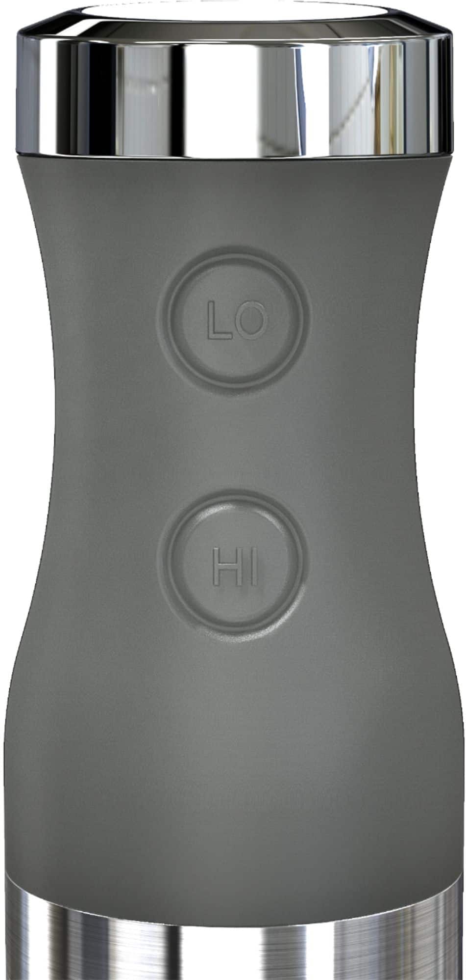 Alt View 13. GE - Immersion 2-Speed Handheld Blender (4 Piece Set) - Stainless Steel.