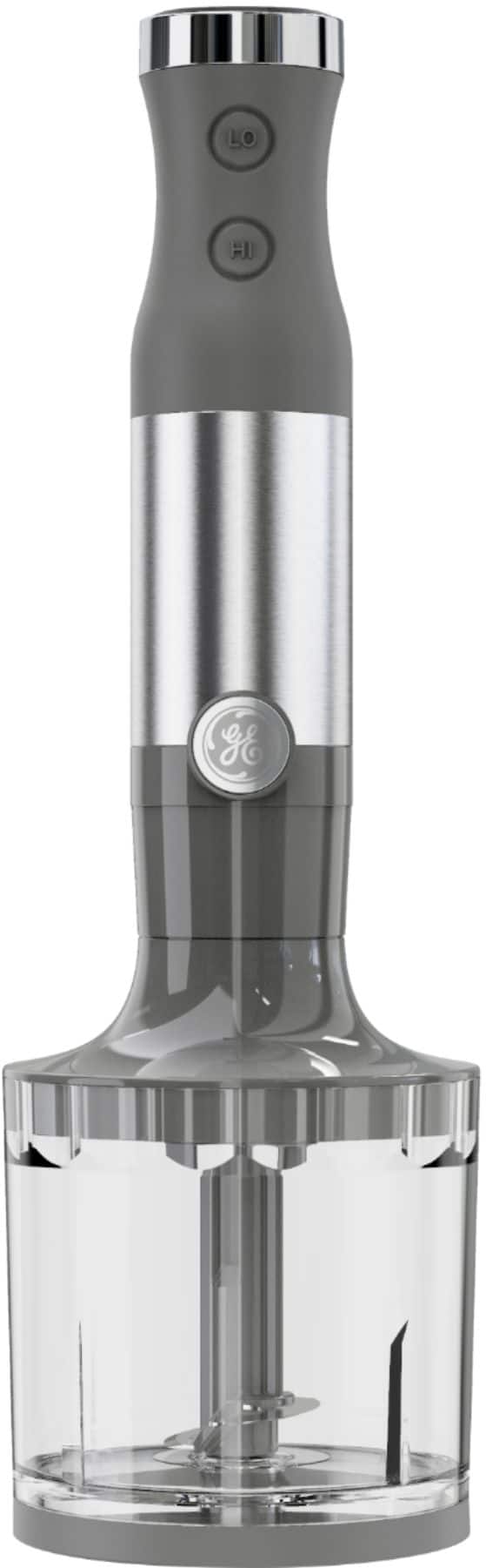 Alt View 18. GE - Immersion 2-Speed Handheld Blender (4 Piece Set) - Stainless Steel.