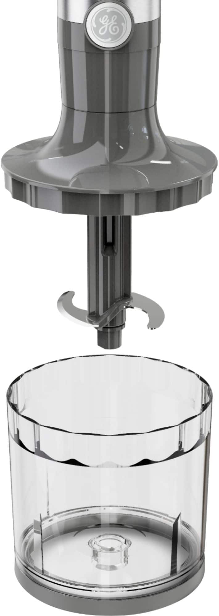 Alt View 19. GE - Immersion 2-Speed Handheld Blender (4 Piece Set) - Stainless Steel.