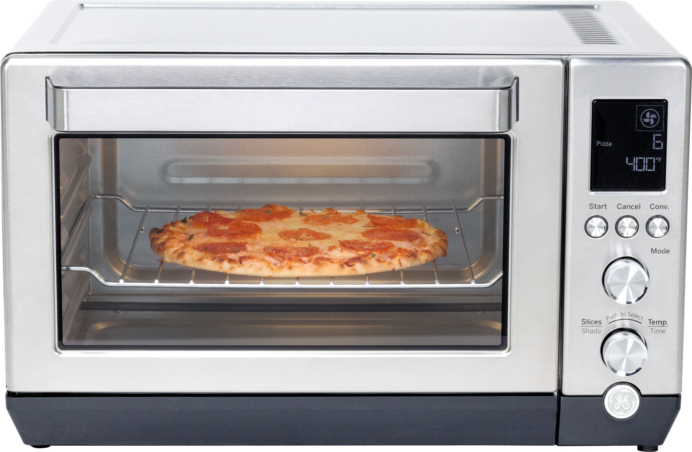 GZMR 6-Slice Green Convection Toaster Oven with Rotisserie (1550-Watt)