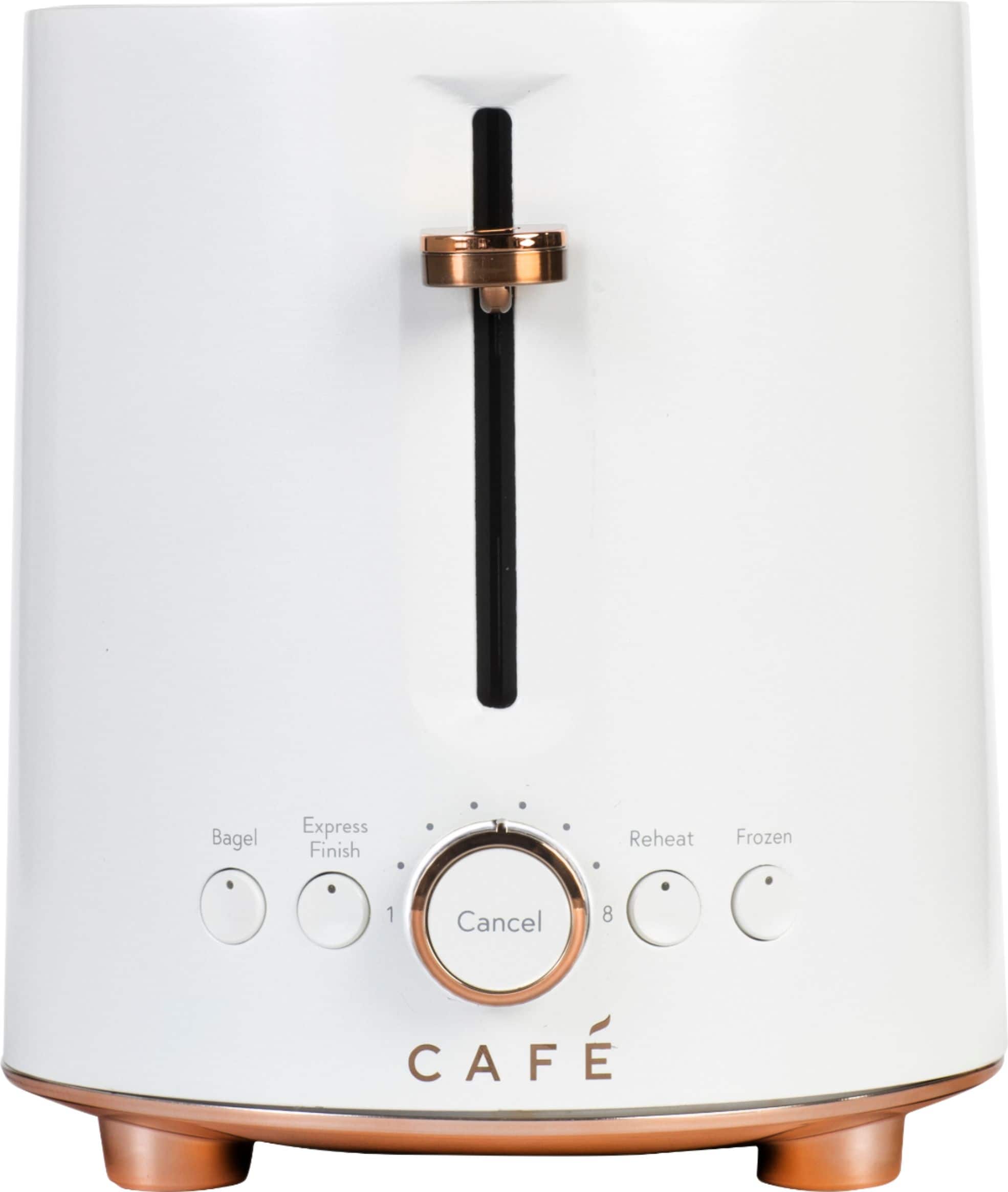 Café - Specialty Express Finish 2-Slice Toaster - Matte White - Front_Zoom