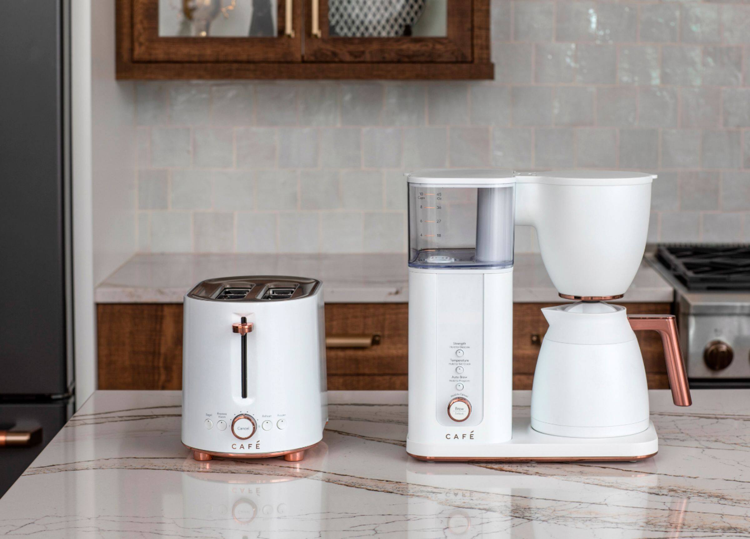 Alt View 19. Café - Specialty 2-Slice Toaster - Matte White.