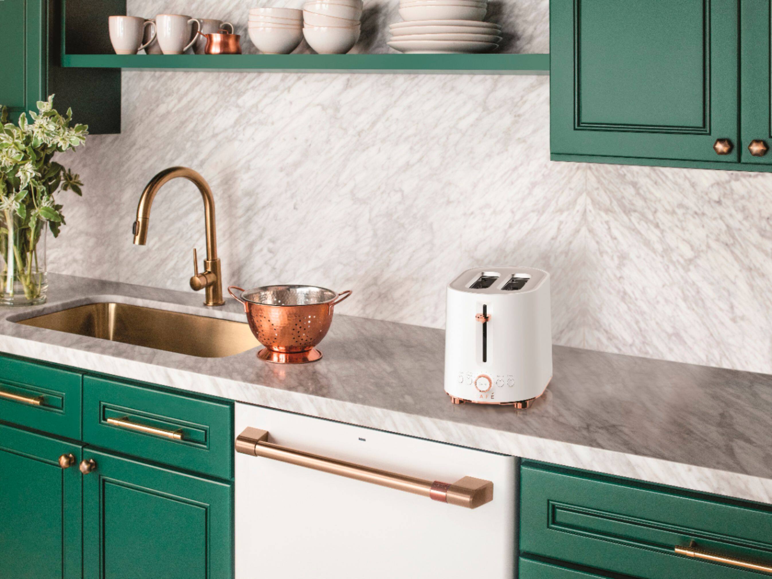 Alt View 20. Café - Specialty 2-Slice Toaster - Matte White.