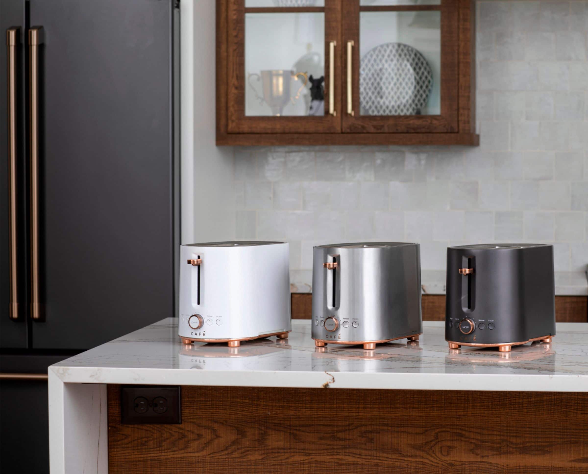 Alt View 21. Café - Specialty 2-Slice Toaster - Matte White.