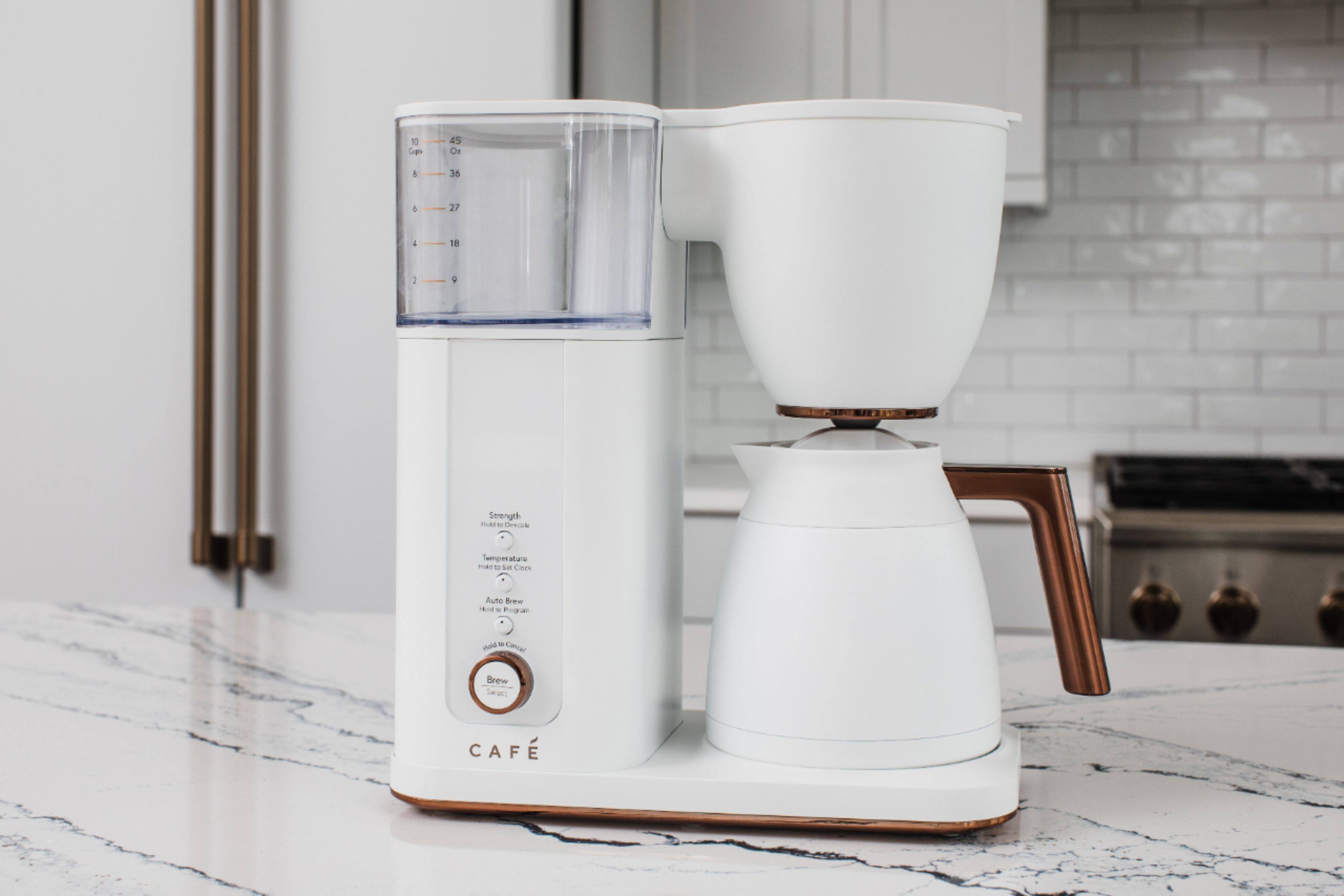 Alt View 26. Café - Smart Drip 10-Cup Coffee Maker with Wi-Fi - Matte White.
