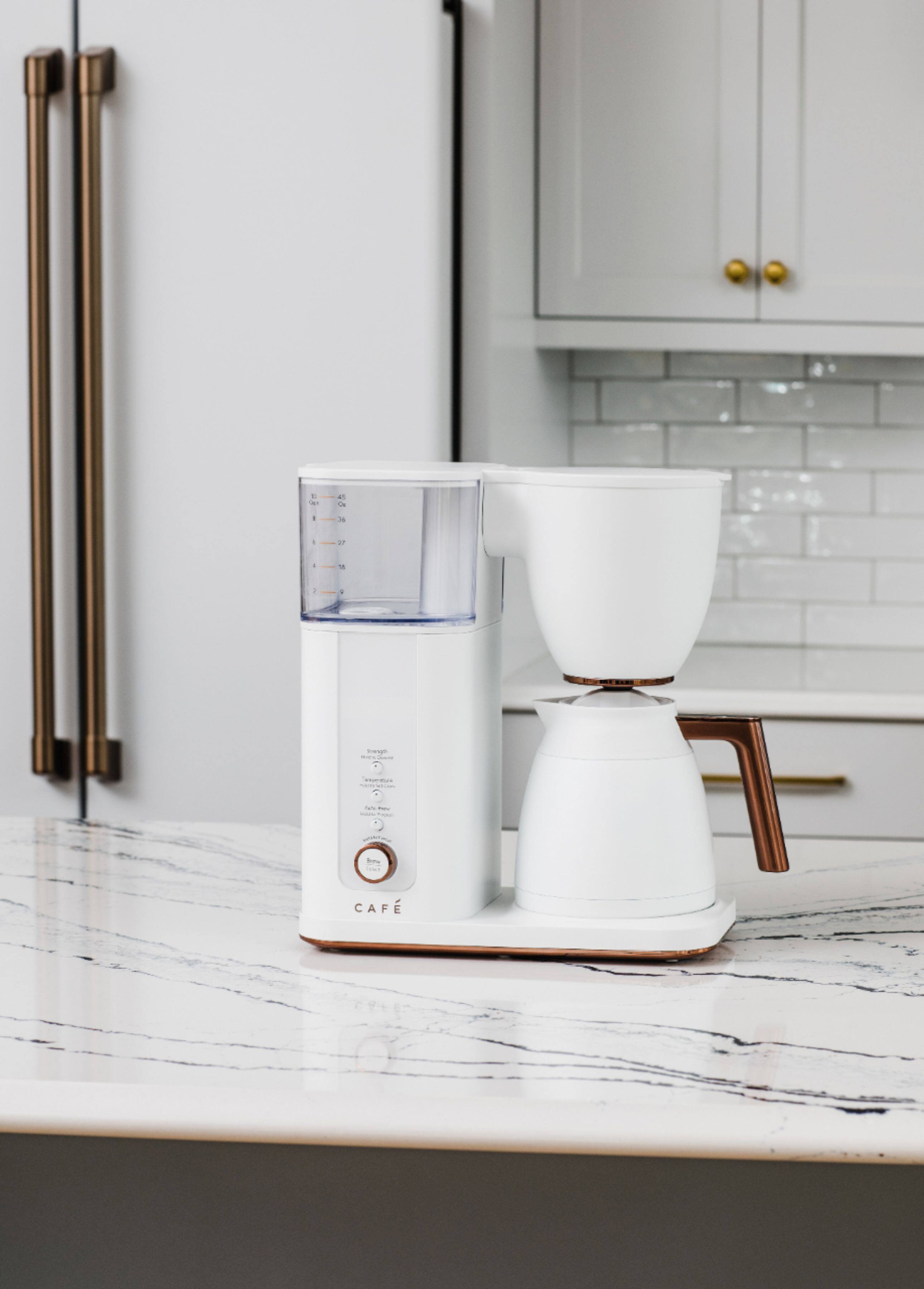 Alt View 28. Café - Smart Drip 10-Cup Coffee Maker with Wi-Fi - Matte White.