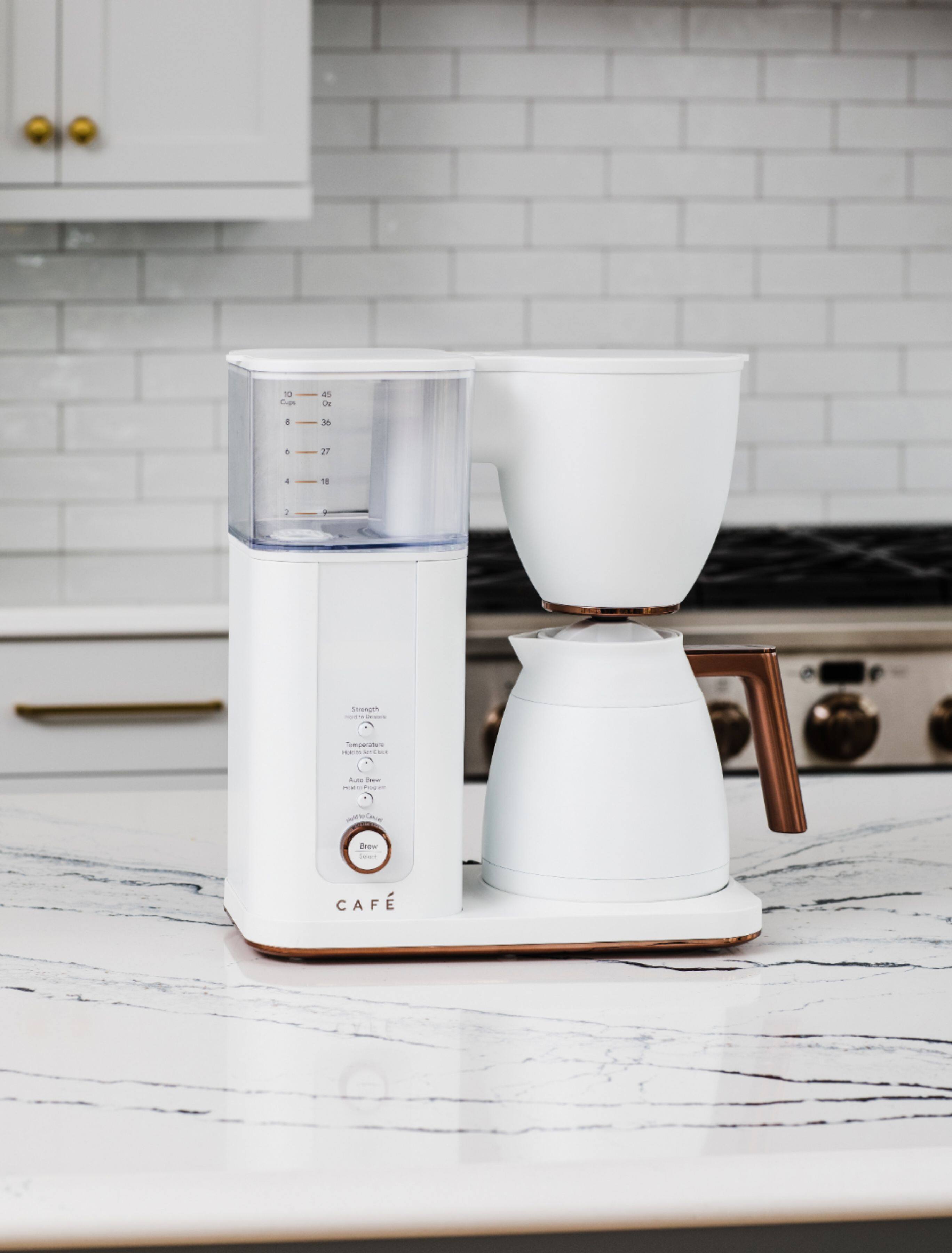 Alt View 29. Café - Smart Drip 10-Cup Coffee Maker with Wi-Fi - Matte White.