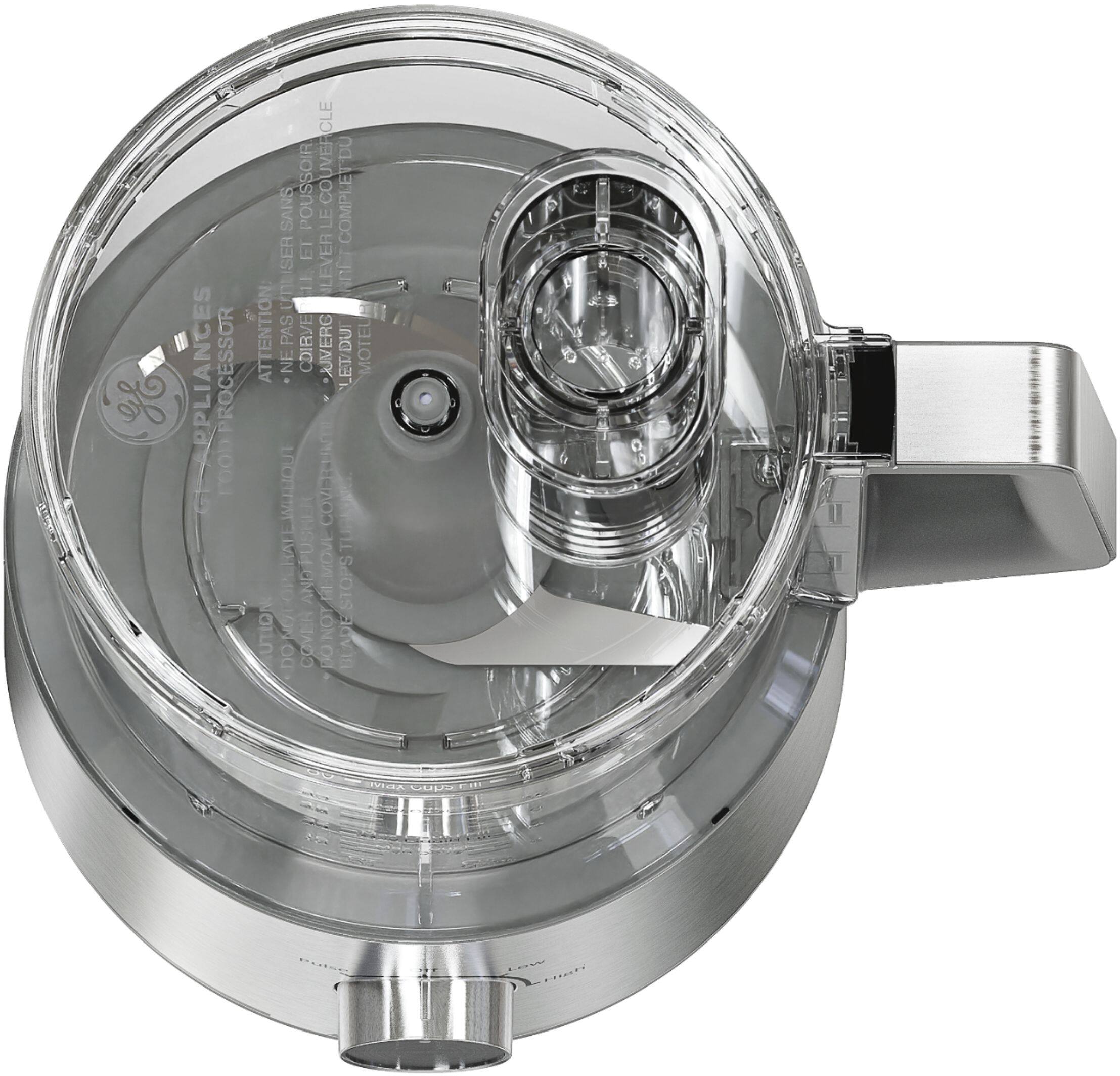 Alt View 16. GE - 12-Cup Food Processor with Accessories - Stainless Steel.