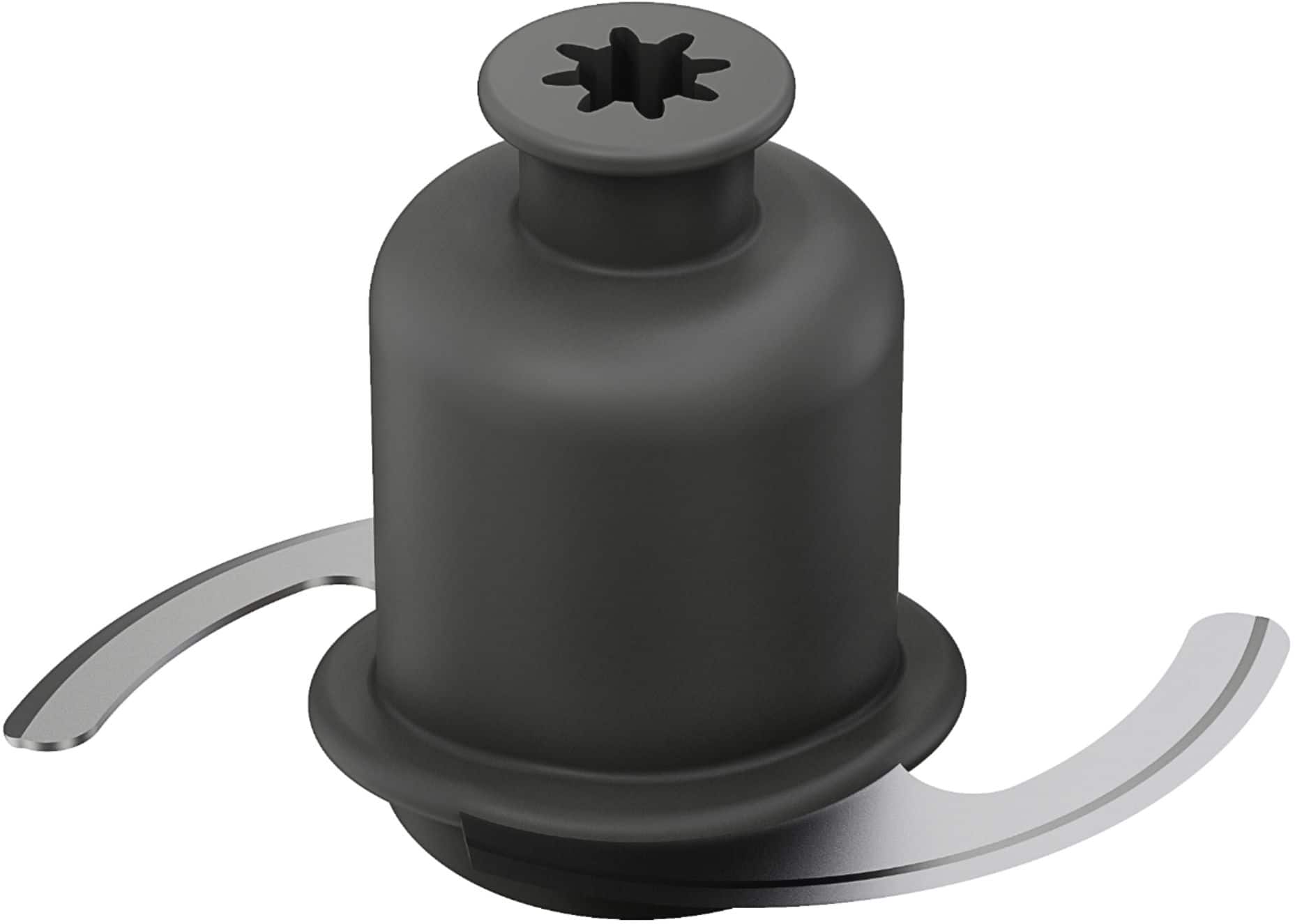 Alt View 17. GE - 12-Cup Food Processor with Accessories - Stainless Steel.