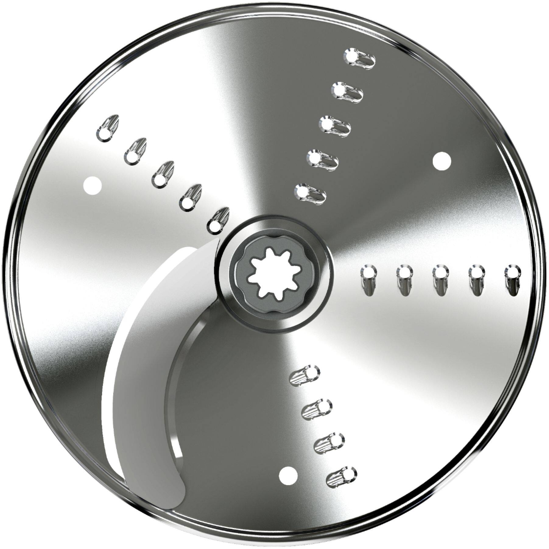 Alt View 19. GE - 12-Cup Food Processor with Accessories - Stainless Steel.