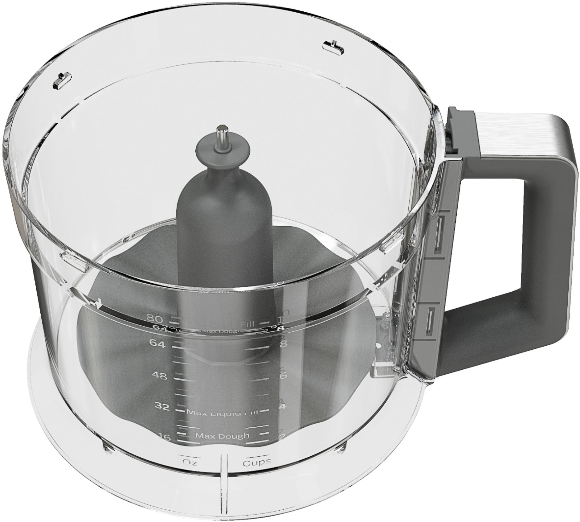 GE - 12-Cup Food Processor with Accessories - Stainless Steel