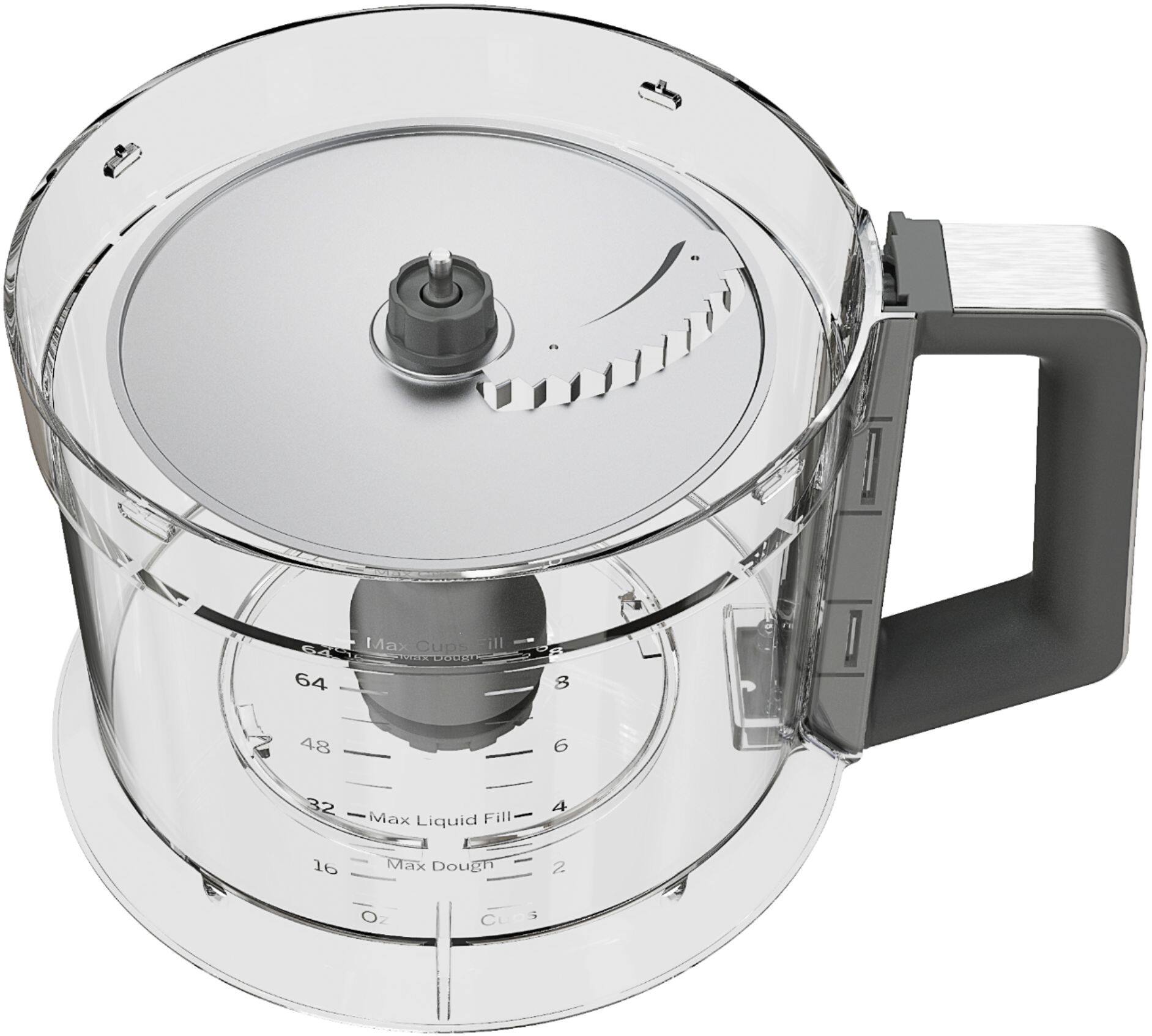 Alt View 23. GE - 12-Cup Food Processor with Accessories - Stainless Steel.