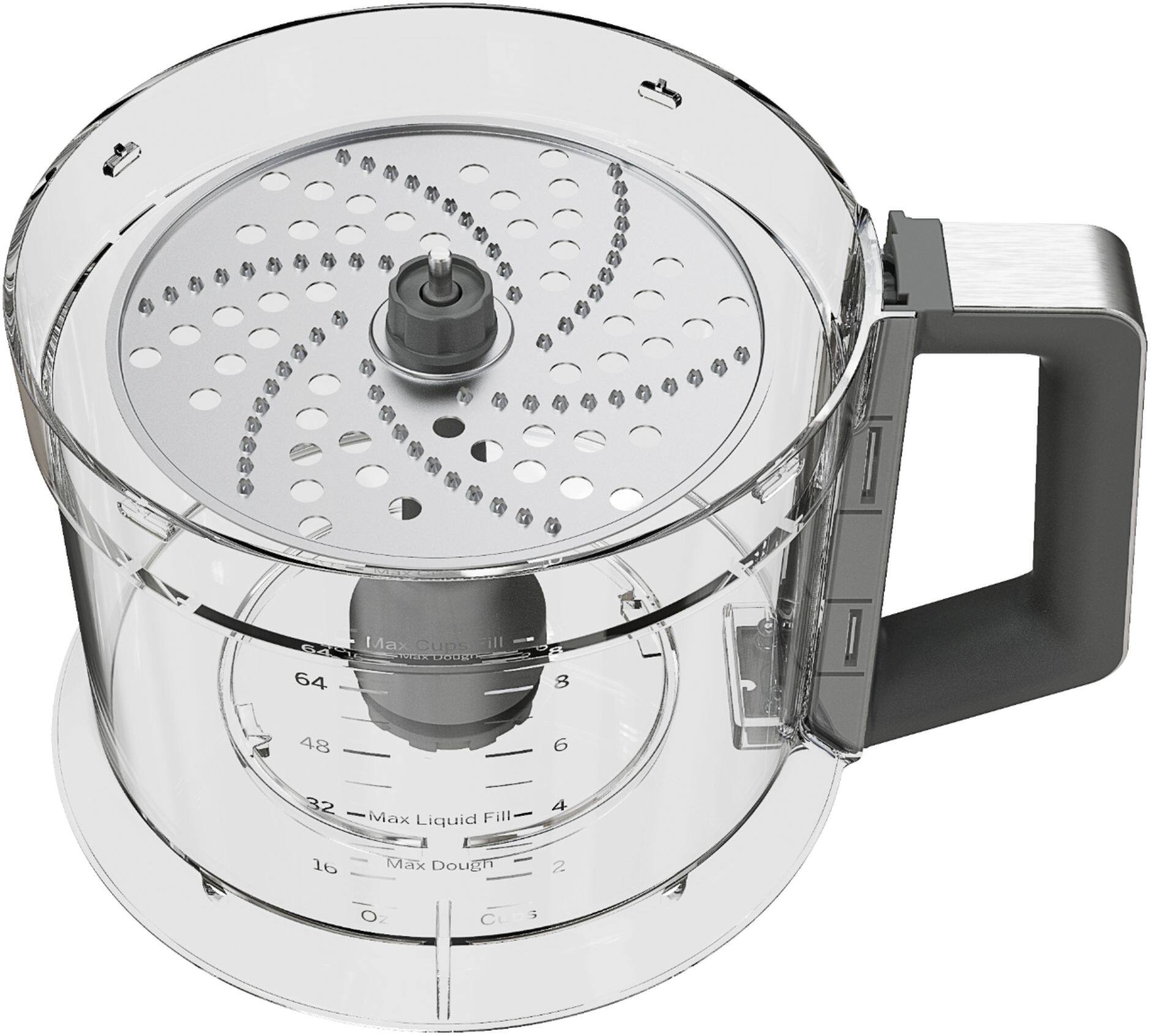 Alt View 25. GE - 12-Cup Food Processor with Accessories - Stainless Steel.