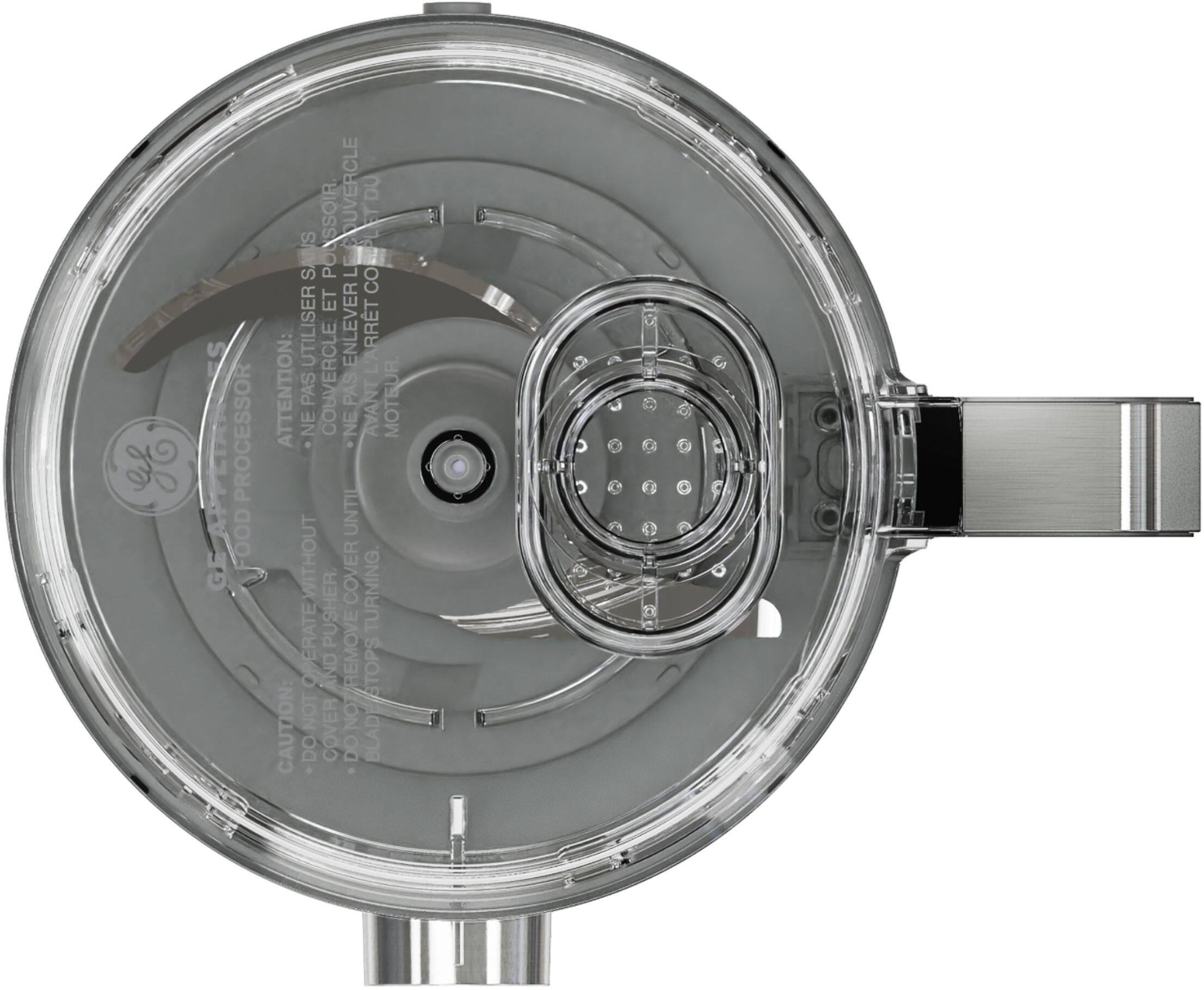 Alt View 28. GE - 12-Cup Food Processor with Accessories - Stainless Steel.