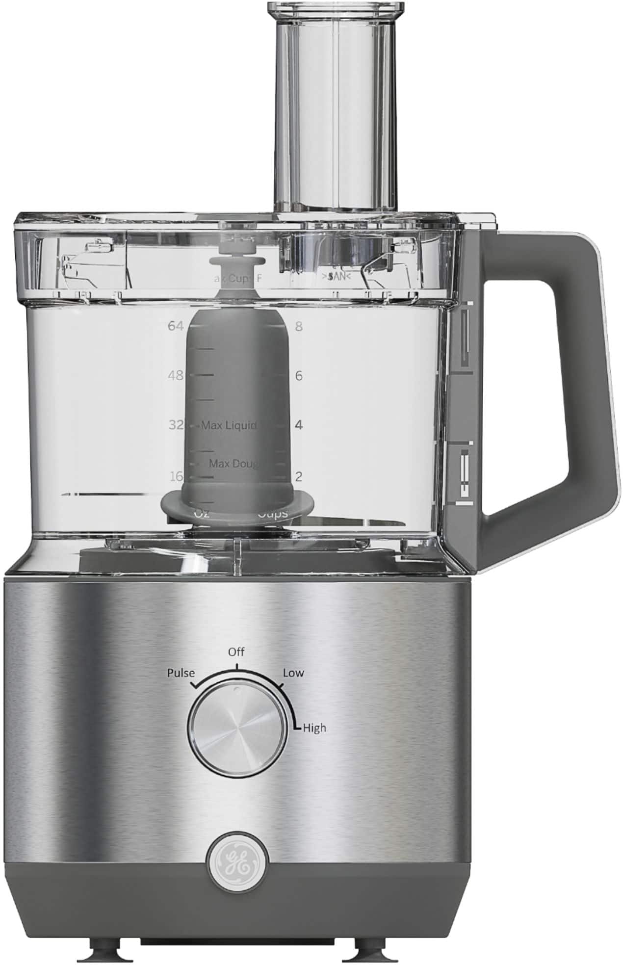 Alt View 33. GE - 12-Cup Food Processor with Accessories - Stainless Steel.