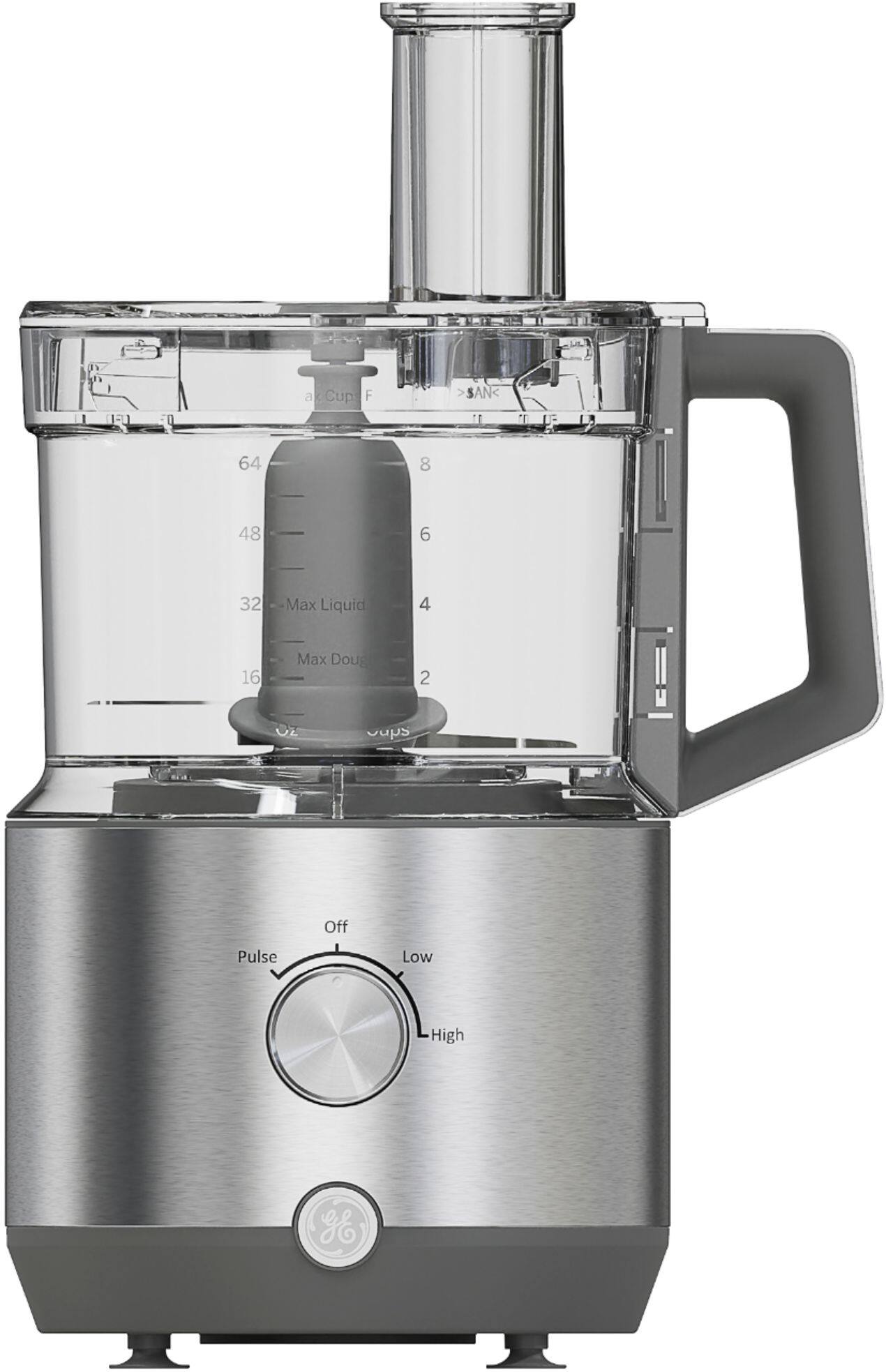 Alt View 33. GE - 12-Cup Food Processor with Accessories - Stainless Steel.