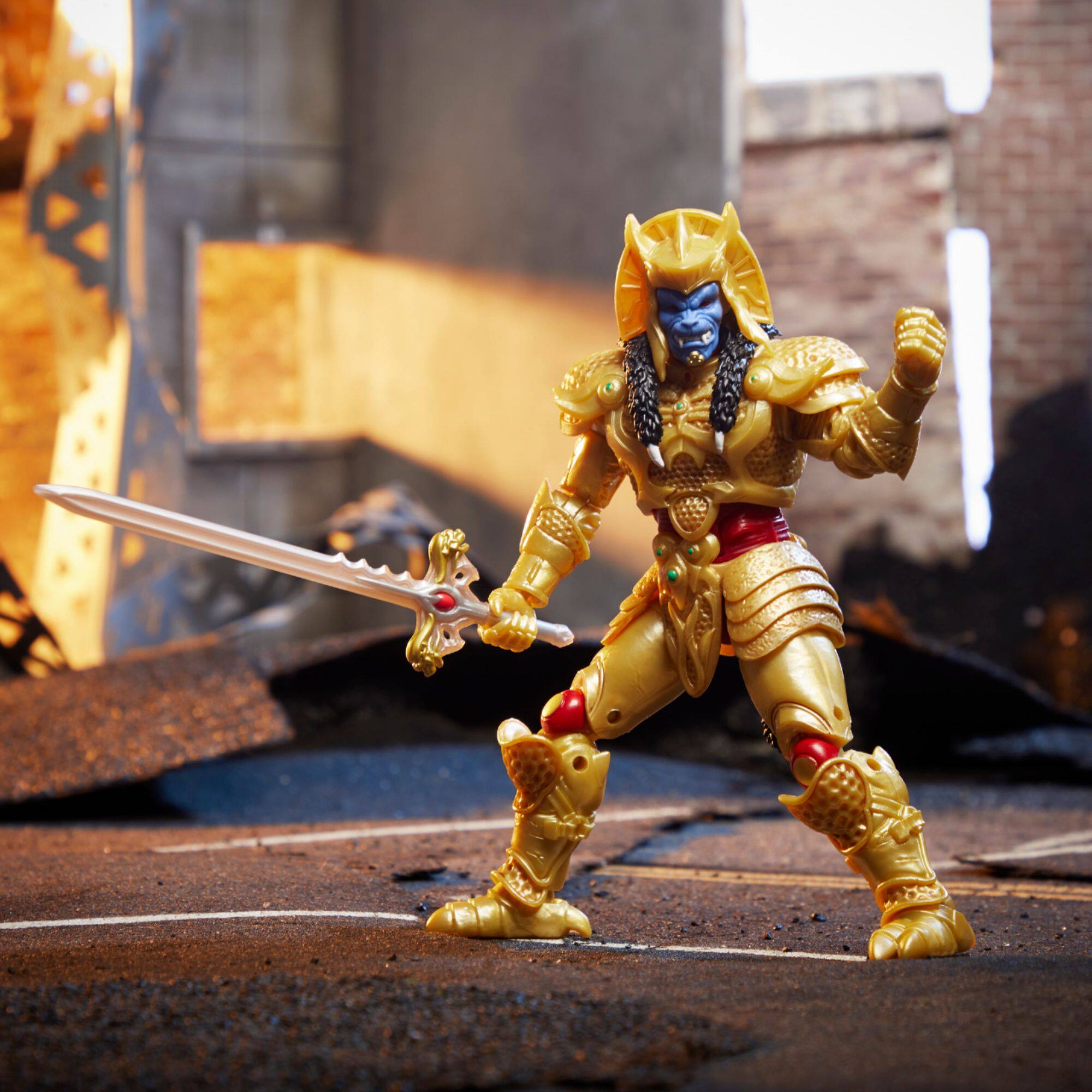 Alt View 14. Power Rangers - Lightning Collection Mighty Morphin Goldar Figure.