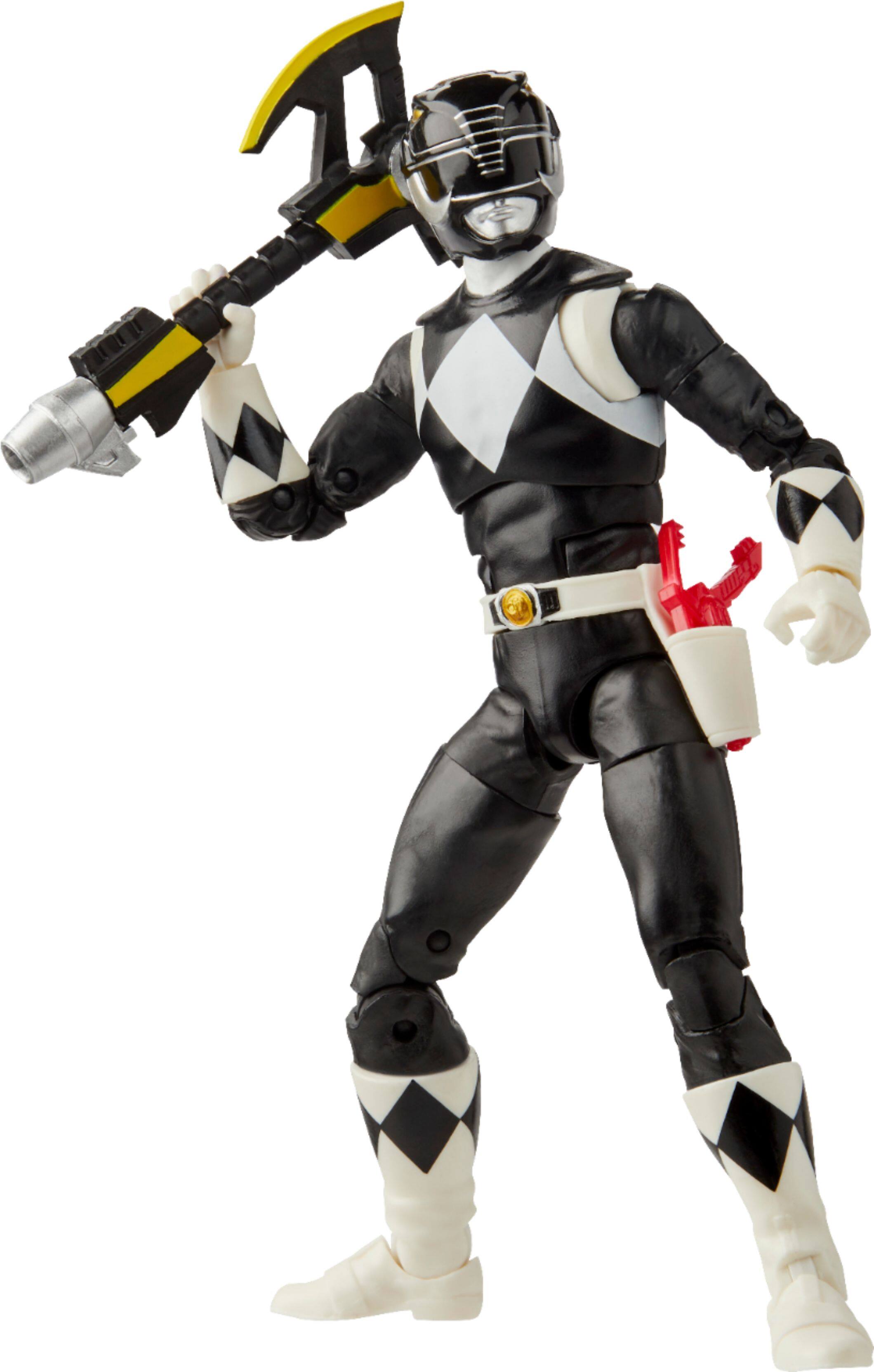 Alt View 11. Power Rangers - Power Rangers Lightning Collection Mighty Morphin Black Ranger Figure.