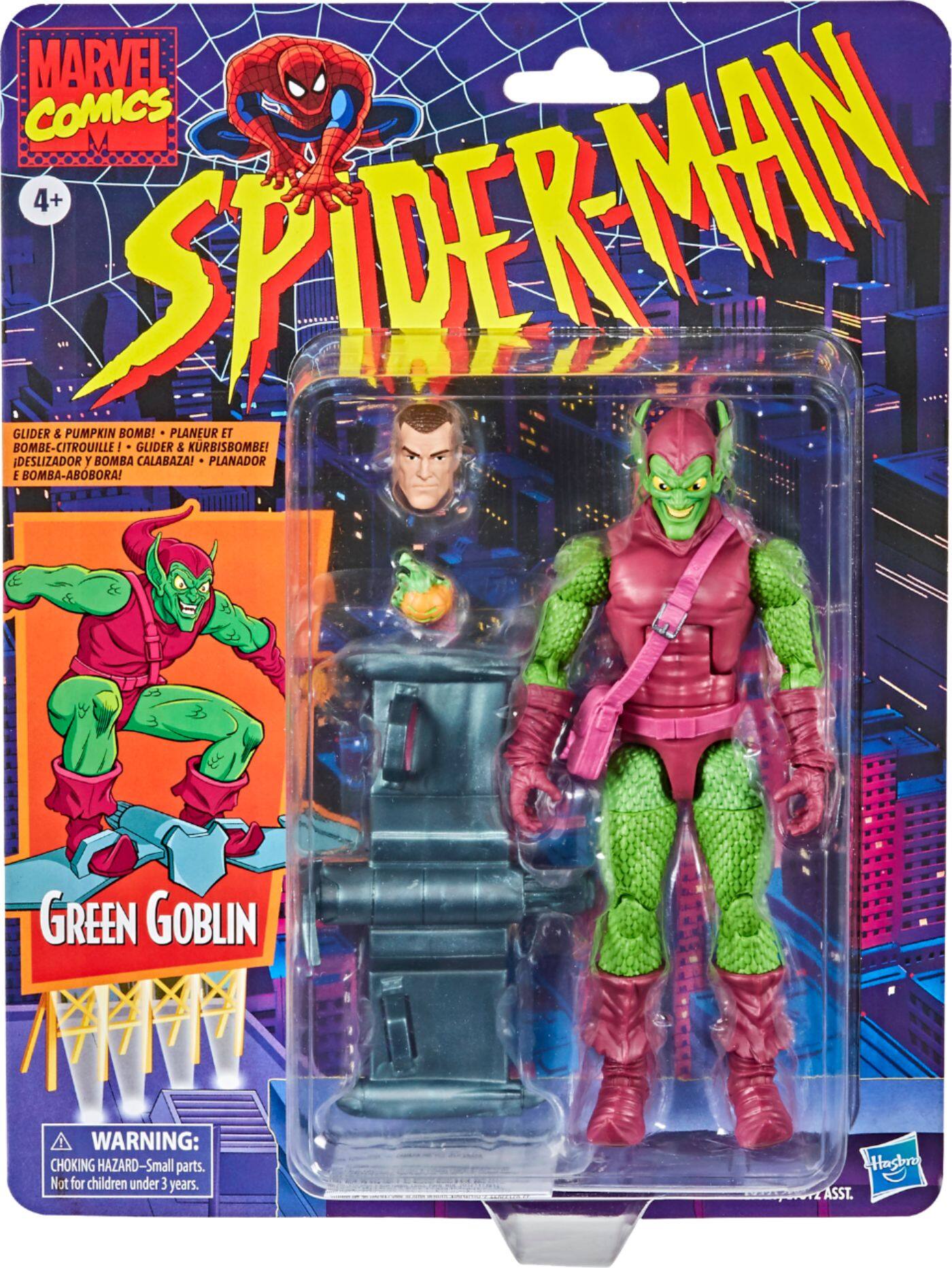 Alt View 12. Marvel - Hasbro Marvel Legends 6-inch Green Goblin Retro Collection Figure.