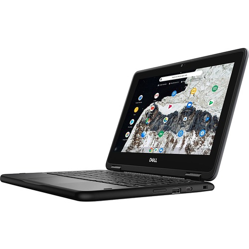 Dell - Chromebook 11 3000 11.6" Touch-Screen Chromebook - Intel Celeron - 8 GB Memory - 32 GB eMMC - Black