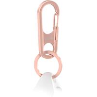 JURA - Carabiner with Anchor for Apple AirPods, AirPods Pro, and AirPods 2nd and 3rd Generation (Lighting Charging Case) - Rose Gold - Front_Zoom