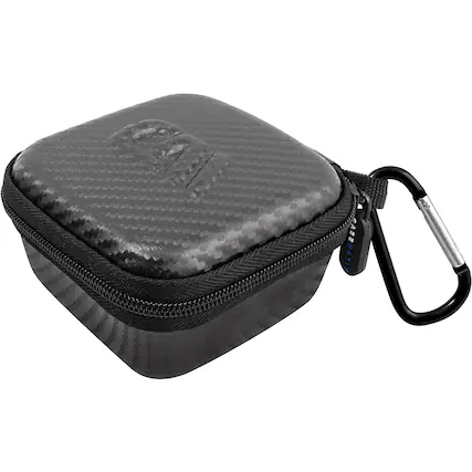 Left. CASEMATIX - Carrying Case for Beats by Dr. Dre PowerBeats Pro - Black.