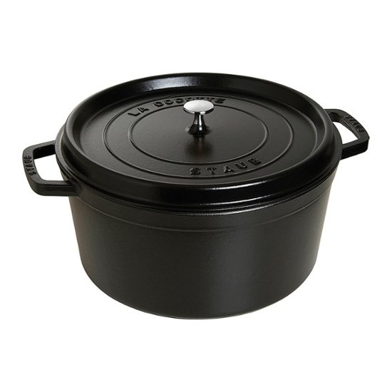 Dutch Oven cast iron casserole oval black –