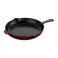 Staub - Cast Iron 12-inch Fry Pan - Grenadine - Angle_Zoom