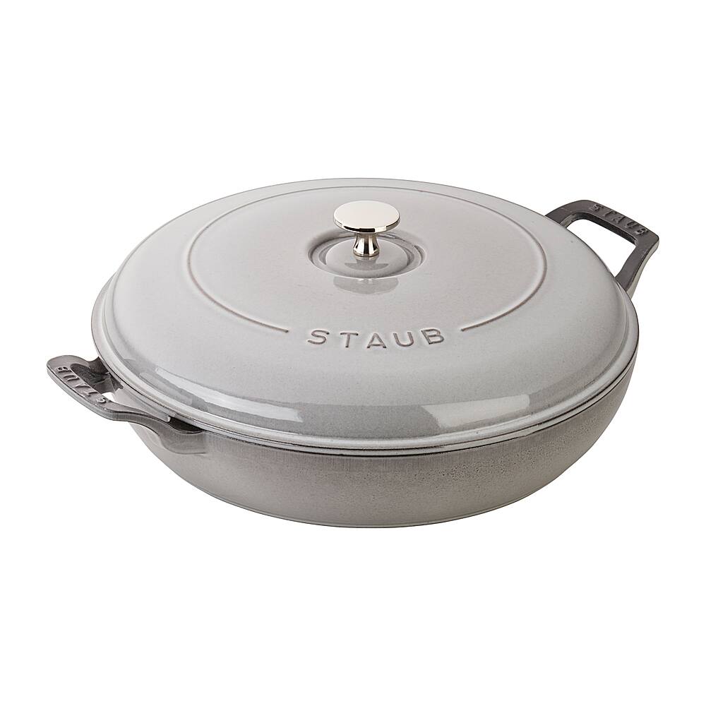 Best Buy: Staub Cast Iron 3.5-qt Braiser Graphite Grey 13003018