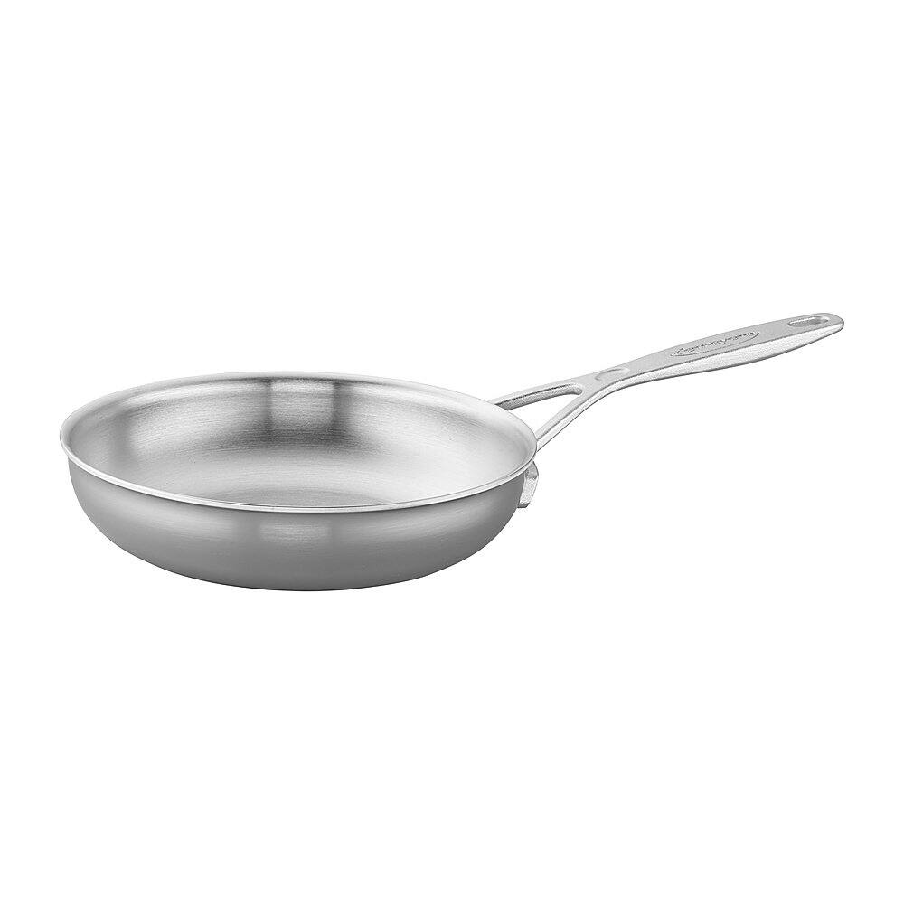 Angle View: Demeyere - Industry 5-Ply 8-inch Stainless Steel Fry Pan - Silver