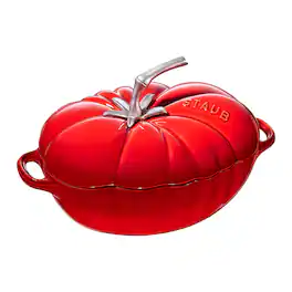 Staub - Cast Iron 3-qt Tomato Cocotte - Cherry