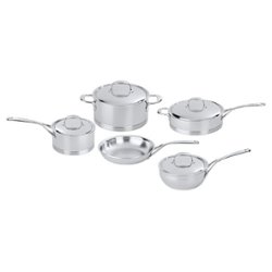 Demeyere - Atlantis 9-pc Stainless Steel Cookware Set - Silver - Angle_Zoom