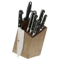 ZWILLING - Pro 9-pc Knife Block Set - Brown - Angle_Zoom