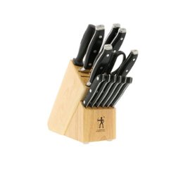 Henckels - Forged Premio 14-pc Knife Block Set - Brown - Angle_Zoom