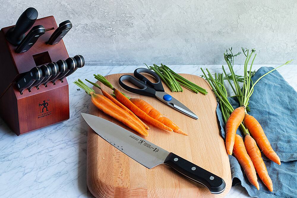 Alt View 11. Henckels - Solution 12-pc Knife Block Set - Walnut.