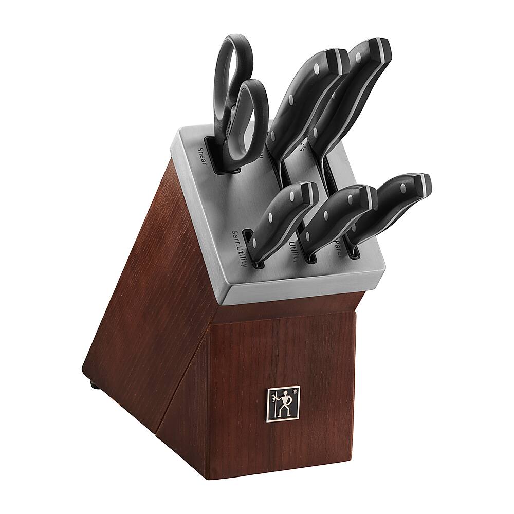 Alt View 11. Henckels - Definition 7-pc Self-Sharpening Block Set - Brown.