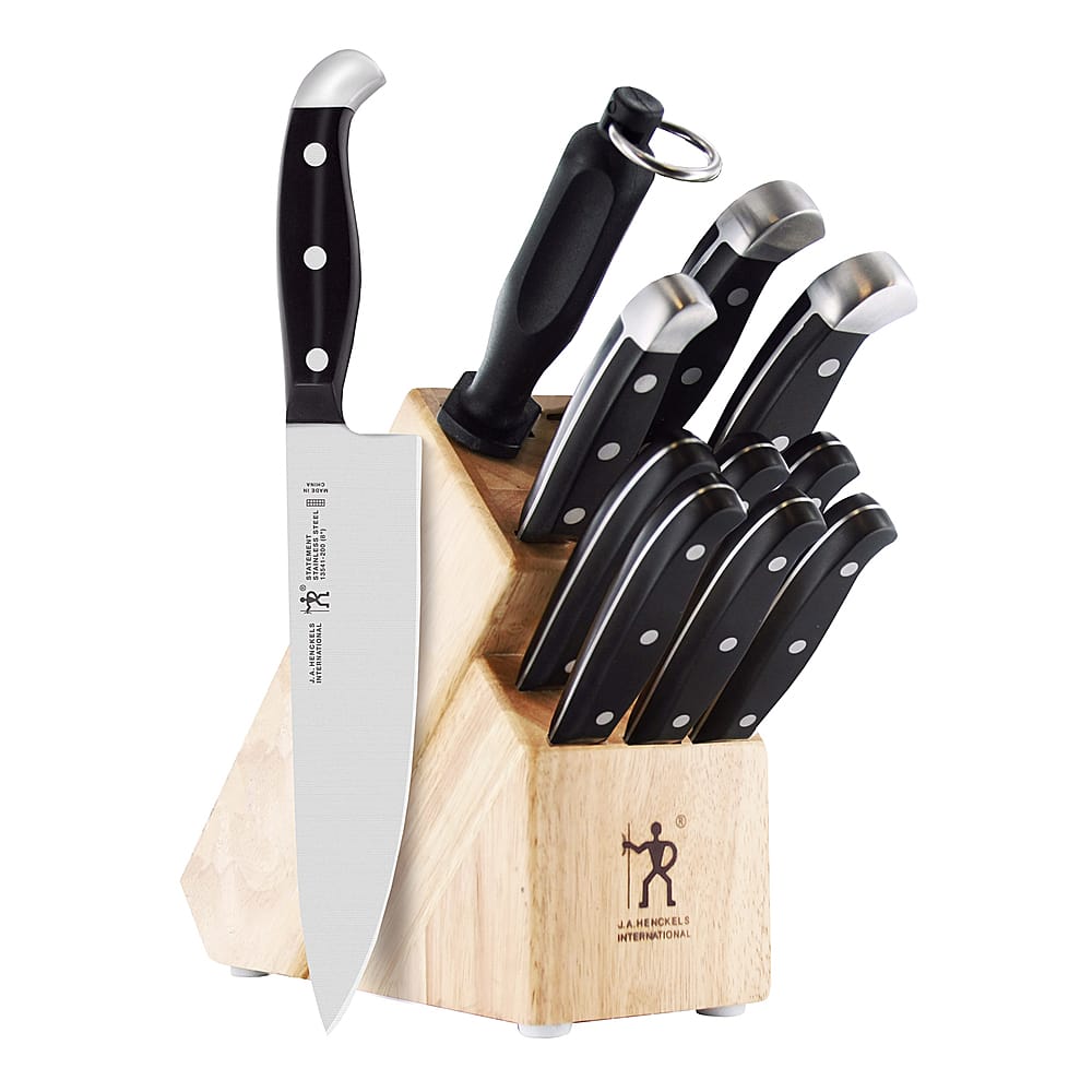 Henckels - Statement 12-pc Knife Block Set - Natural - Angle_Zoom