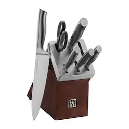 Henckels - Graphite 7-pc Self-Sharpening Block Set - Brown
