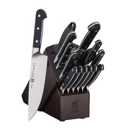 ZWILLING - Pro 16-pc Knife Block Set - Walnut