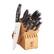 Angle. ZWILLING - Henckels TWIN Signature 11-pc Knife Block Set - Stainless Steel.