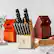 Alt View 11. Henckels - Dynamic 12-pc Knife Block Set - Brown.