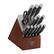 Alt View 11. Henckels - Graphite 14-pc Self-Sharpening Block Set - Brown.