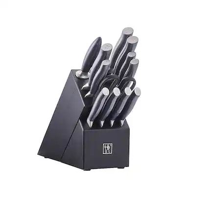 Angle. Henckels - Graphite 13-pc Knife Block Set - Black.